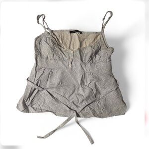 Brandy Melville Light Gray Camisole Top